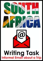 Vorschau - Arbeitsblätter - Writing Practice - Informal Email - South Africa - Deckblatt
