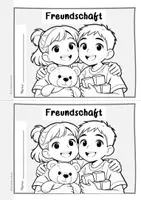 Vorschau - Unterrichtsreihen - Freundschaft mit dem Buch Das kleine Wir 1. 2. Klasse Freunde Lesebegleitheft Zusammenhalt Streiten und Versöhnen Ethik Sachunterricht Glück Religion Persönlichkeitsentwicklung #demokratiestaerken - Seite 3