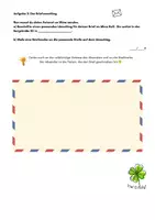 Vorschau - Arbeitsblätter - Einen Brief schreiben- mit Lösung - Seite 2