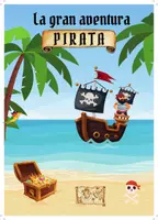 Vista previa - Juegos / Gamificación - La gran aventura pirata - Cuaderno de actividades - Portada