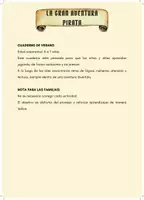 Vista previa - Juegos / Gamificación - La gran aventura pirata - Cuaderno de actividades - página 1