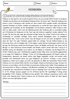 Vorschau - Arbeitsblätter - Kickboxen Sport Lesetext mit Richtig Falsch Multiple Choice und Offenen Fragen - Seite 1