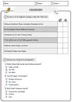 Vorschau - Arbeitsblätter - Kickboxen Sport Lesetext mit Richtig Falsch Multiple Choice und Offenen Fragen - Seite 2