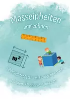 Vorschau - Poster - Masseinheiten Übersichtsblatt (Längen, Flächen & Volumen) - Deckblatt