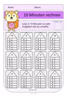 Vorschau - Arbeitsblätter - 10 Minuten rechnen 2 Rechenhäuser ZR 20 - Seite 3