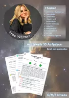 Vorschau - Test - Grammatik Klassenarbeit/Lernnachweis - Deckblatt