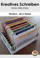 Vorschau - Merkblätter - Kreatives Schreiben: Hilfekiste - Deckblatt