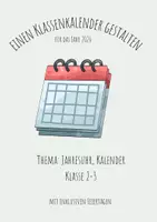 Vorschau - Poster - Klassenkalender erstellen - Deckblatt