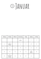 Vorschau - Poster - Klassenkalender erstellen - Seite 2