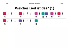Vorschau - Arbeitsblätter - Boomwhacker Liederraten (2) - Seite 2