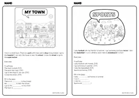 Vista previa - Hojas de trabajo - Reading comprehension topics book - página 2