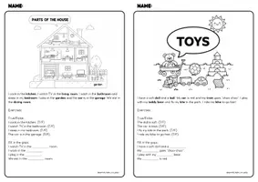 Vista previa - Hojas de trabajo - Reading comprehension topics book - página 3