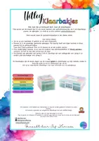 Voorbeeld - Juf Larissa - Klaarbakjes Winter - Pagina 1
