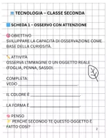 anteprima - Esercizi - Quaderno tecnologia classe seconda - Pagina 1