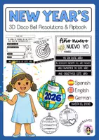 Vista previa - Manualidades / Dibujos para colorear - Propósitos año nuevo - New Year resolutions - Portada