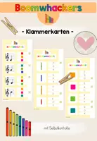 Vorschau - Aufgabenkarten - Boomwhackers - Klammerkarten - Deckblatt