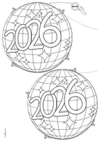 Vorschau - Mal- und Bastelvorlagen - Reflexion Neujahr I 3D Discokugel l Neujahrsreflexion - Seite 3