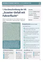 Vorschau - Unterrichtsreihen - Bericht schreiben (Kl. 6–7): Scooter-Unfall mit Fahrerflucht - Seite 3