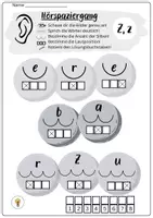Vorschau - Spiele - Buchstabeneinführung Z - Buchstabe Z - Hörspaziergang Z mit Differenzierung - Seite 2