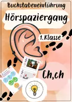 Vorschau - Arbeitsblätter - Buchstabeneinführung Ch, Pf, Sp, St - Laut Ch, Pf, Sp, St - Hörspaziergang Ch, Pf, Sp, St - Seite 1