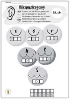 Vorschau - Arbeitsblätter - Buchstabeneinführung Ch, Pf, Sp, St - Laut Ch, Pf, Sp, St - Hörspaziergang Ch, Pf, Sp, St - Seite 3