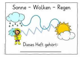 Vorschau - Unterrichtsreihen - Wetter - Mein erstes Lernheft - sonderpädagogische Förderung, Vorschue, KITA - Seite 3