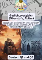 Vorschau - Arbeitsblätter - Lyrik Oberstufe | Expressionismus & Romantik vergleichen - Deckblatt