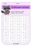 Vorschau - Arbeitsblätter - 10 Minuten Rechnen Einmaleins - Seite 2