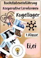 Vorschau - Fördermaterial/Inklusion - Buchstabeinführung Ei - Laut Ei - Kugellager Ei - Deckblatt
