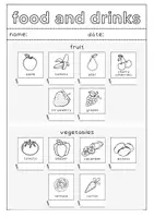 Vorschau - Arbeitsblätter - Materialpaket FOOD AND DRINKS, FAMILY, ANIMALS - Seite 3