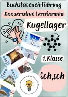 Vorschau - Fördermaterial/Inklusion - Buchstabeneinführung Sch - Laut Sch - Kugellager Sch - Deckblatt