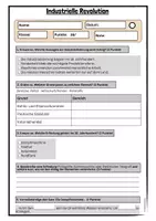 Vorschau - Klassenarbeiten - Industrialisierung/Industrielle Revolution - Lernnachweis - Klassenarbeit - Seite 3