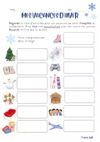 Vorschau - Arbeitsblätter - Materialpaket - les vacances de Noël - Seite 1