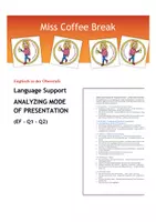 Vorschau - Merkblätter - Analyzing Mode of Presentation – Language Support | Scaffolds (EF - Q1 - Q2) - Deckblatt