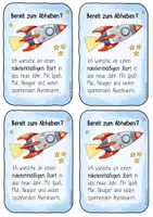 Vorschau - Arbeitsblätter - Grußkärtchen / Grußkarten / Geschenke 💌 - Schule, Ferien und Feiertage - Seite 3