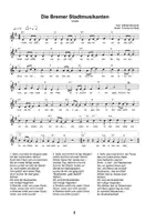 Vorschau - Anderer Materialtyp - Die Bremer Stadtmusikanten - 20 Lieder zu Märchen der Gebrüder Grimm - Seite 3
