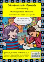 Vorschau - Bildkarten - Schreibwerkstatt - Oberstufe: Klausurvorschlag Influencer - Deckblatt