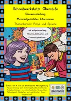 Vorschau - Bildkarten - Schreibwerkstatt - Oberstufe: Klausurvorschlag KI - Deckblatt