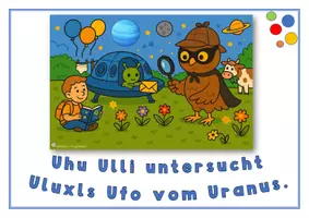 Vorschau - Poster - Buchstabe U u: Wimmelbild und Plakat zur Buchstabeneinführung - Seite 2