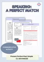 Vista previa - Juegos / Gamificación - ESL game: Present Perfect Past Simple - Portada