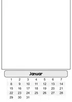 Vorschau - Poster - Kalender blanko - z.B. als Kunstkalender - Seite 1