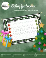 Voorbeeld - Kerst - Schrijfpatronen - Voorblad