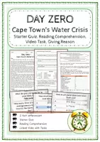 Vorschau - Arbeitsblätter - DAY ZERO - Cape Town's Water Crisis (quiz, reading, video) - Deckblatt