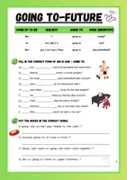 Vorschau - Arbeitsblätter - Going to-future III. - questions - Deckblatt