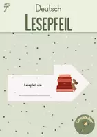 Vorschau - Mal- und Bastelvorlagen - Lesen Lesepfeil Dackel - Deckblatt