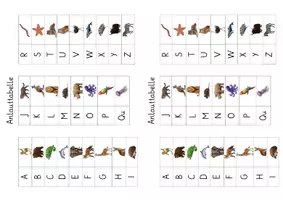 Vorschau - Fördermaterial/Inklusion - Tier-ABC – Anlauttabelle A-Z (Vorschule und 1.Klasse) (Deutsch) - Seite 2