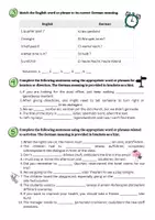Vorschau - Arbeitsblätter - Vocabulary training (Unit 3) - Activities and games - Seite 1