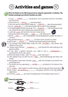 Vorschau - Arbeitsblätter - Vocabulary training (Unit 3) - Activities and games - Seite 2