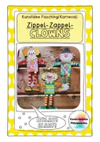 Vorschau - Arbeitsblätter - Zippel-Zappel-Clowns mit WOW-Effekt - Kunstidee Fasching, Karneval - Deckblatt