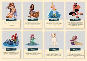anteprima - Flashcard - Flashcards: i personaggi dell'odissea - Pagina 1